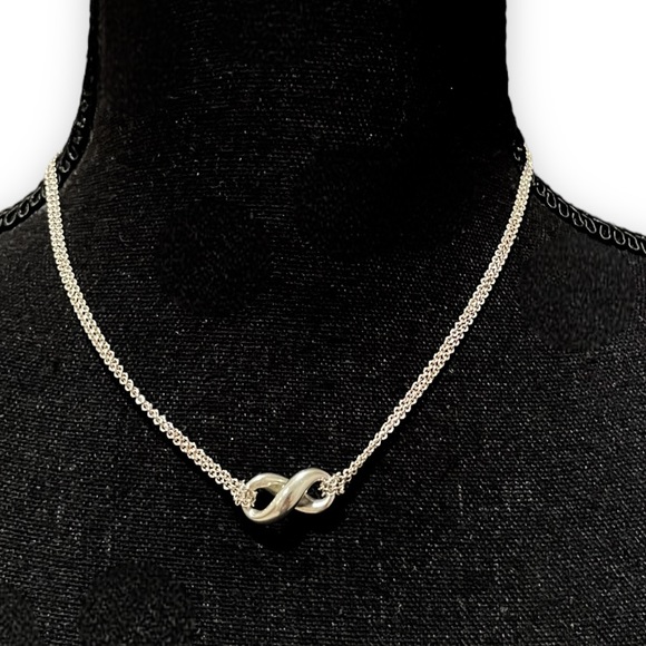 Tiffany and Co. Double Chain Infinity Necklace - Picture 4 of 11